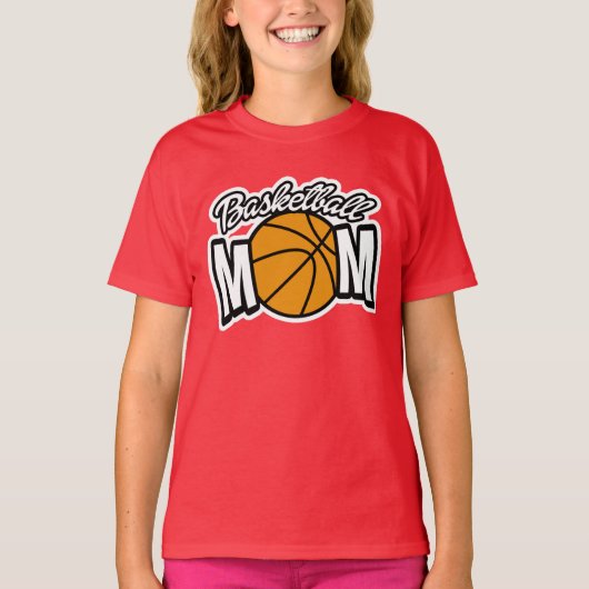 Shirt van Basketball mama (Voorkant)