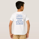 Shirt van bewustzijn bij autisme Spectrum Disorder (Achterkant volledig)