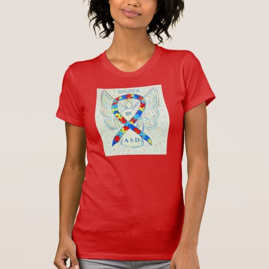 Shirt van bewustzijn bij autisme Spectrum Disorder (Voorkant)