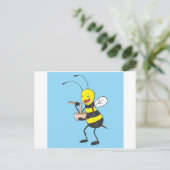 Shirt van bijen | Aangepast Shirt voor het eten va Briefkaart (Staand voorkant)