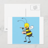 Shirt van bijen | Aangepast Shirt voor het eten va Briefkaart (Voorkant / Achterkant)