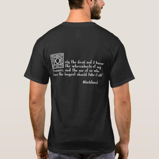 Shirt van Blackbeard. (Achterkant)