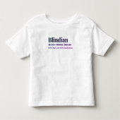 Shirt van Blindiaanse peuter (Voorkant)