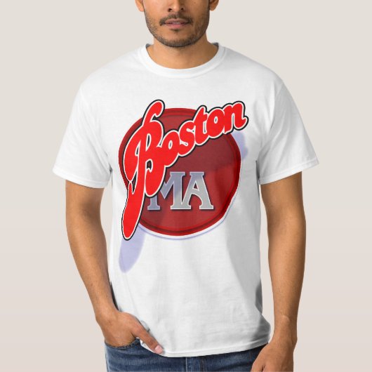 Shirt van Boston MA-swoop (Voorkant)