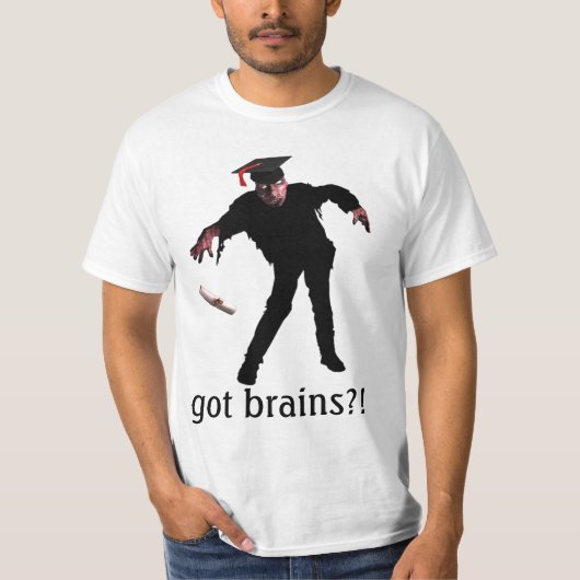 Shirt van Brains Zombie (Voorkant)
