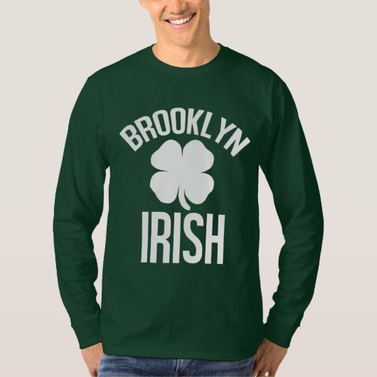 Shirt van Brooklyn Irish (Donker) (Voorkant)