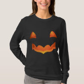 Shirt van dameshalloween Jack-o-lantern Shirt T-sh (Voorkant)
