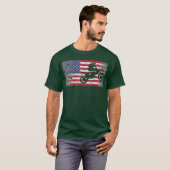  shirt van de Amerikaanse vlag Motocross (Voorkant volledig)