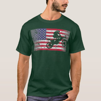 shirt van de Amerikaanse vlag Motocross