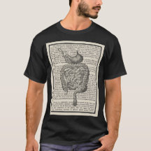 Shirt van de anatomie van het spijsverteringsstels