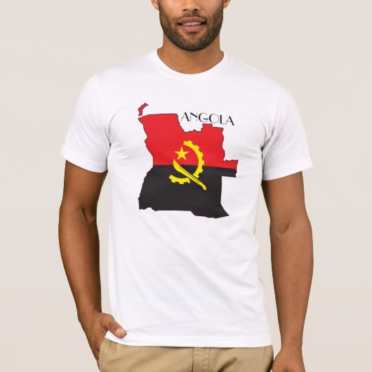Shirt van de Angolese vlag (Voorkant)