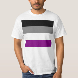 Shirt van de aseksuele vlag