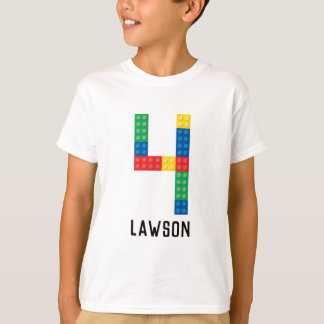 Shirt van de blokpartij voor de vierde verjaardag 