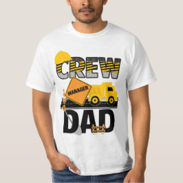 Shirt van de bouwvap, Shirt van de Birthday, pompw