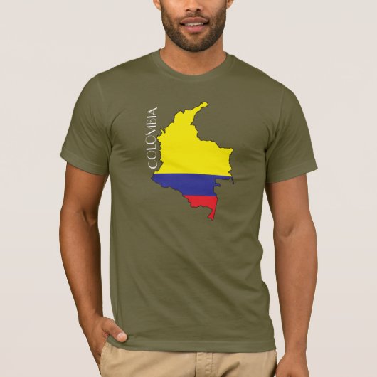 Shirt van de Colombiaanse vlag (Voorkant)