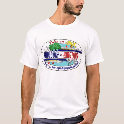 Shirt van de cruise van het gevlikte Kanaal (Voorkant)