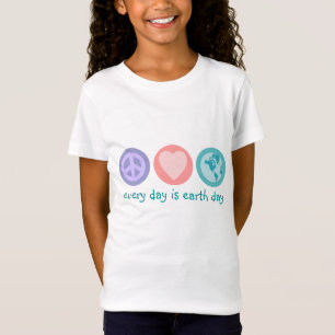 Shirt van de Dag van de Vrede, Liefde en Aarde