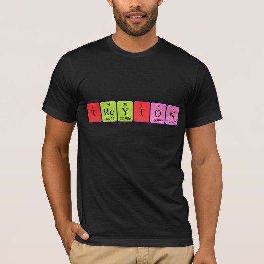 Shirt van de de lijstnaam van Treyton het (Voorkant)