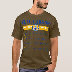 Shirt van de elektricien IBEW Union Papa T Shirt G