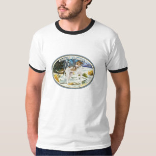 Shirt van de Engelse pointer winter scène