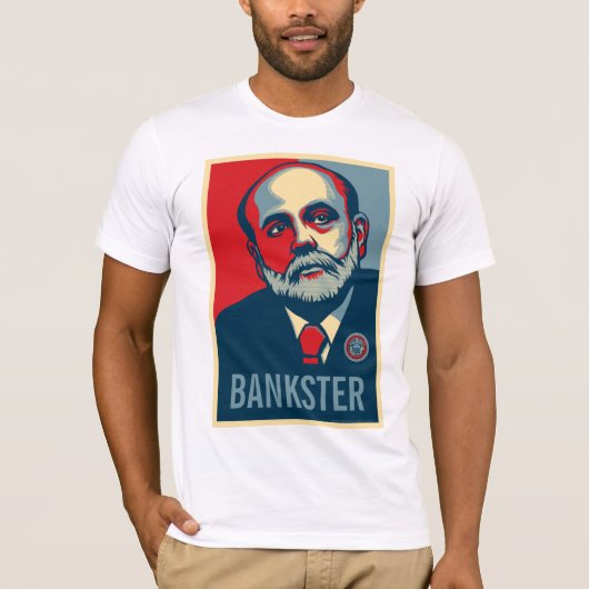 Shirt van de Federal Reserve Ben Bernanke (Voorkant)