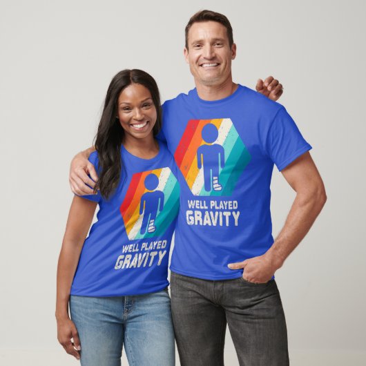 Shirt van de gebroken been Ankle Knee Voetletsel (Unisex)