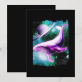 Shirt van de hoefijzer in de buitenruimte, zonnest kaart (Voorkant / Achterkant)