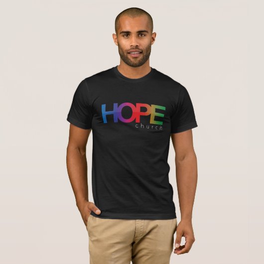 Shirt van de Hogekerenregenboog (Voorkant volledig)