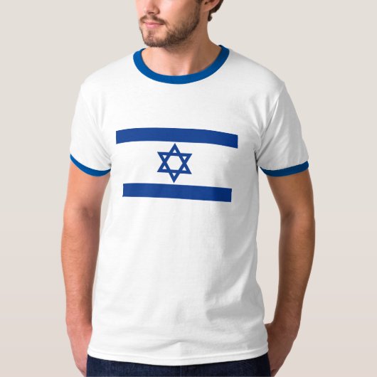 shirt van de israëlische vlag (Voorkant)
