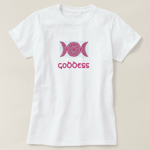 Shirt van de Keltische knot godin (roze)
