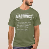 Shirt van de machinist voor een mengelig machinist (Voorkant)