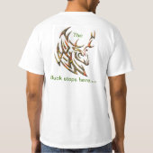 Shirt van de Mannen herenjager (Achterkant)