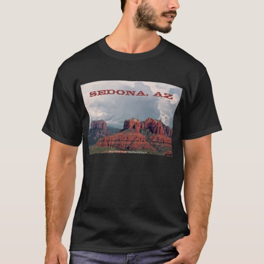 Shirt van de Mannen van Sedona Red Rock (Voorkant)