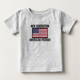 Shirt van de nieuwe generatie patriottisch Baby