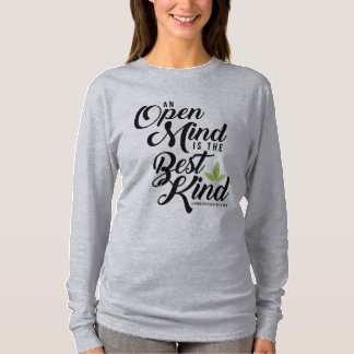 Shirt van de open geest voor vrouwen