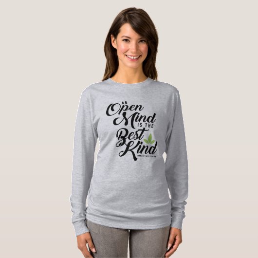 Shirt van de open geest voor vrouwen (Voorkant volledig)