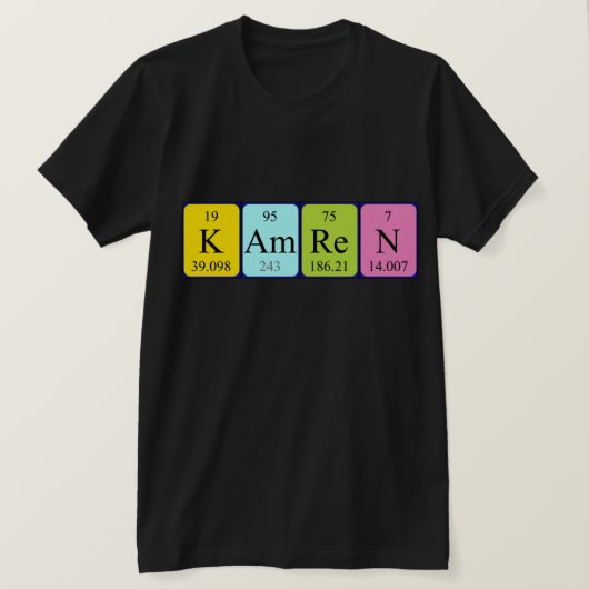 Shirt van de periodieke handelsnaam Kamren (Design voorkant)