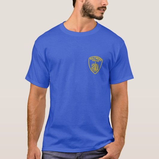 Shirt van de politie van Baltimore City Badge (Voorkant)