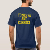 Shirt van de politie van Grammar (Achterkant)
