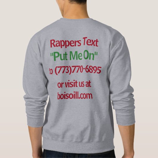 Shirt van de Promo van het Team van de straat (Achterkant)