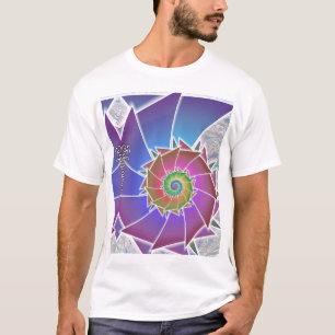 Shirt van de Rainbow Spiralism van Fibonacci