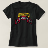 Shirt van de Ranger van het leger - 75e Ranger - S (Design voorkant)