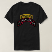 Shirt van de Ranger van het leger - 75e Ranger - S (Design voorkant)