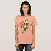 Shirt van de schedel en de schedel van Haarstylist (Voorkant volledig)