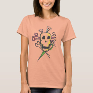 Shirt van de schedel en de schedel van Haarstylist