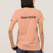 Shirt van de schedel en de schedel van Haarstylist (Achterkant)