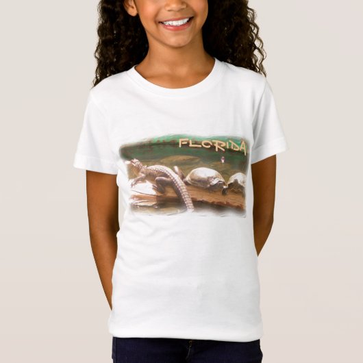 Shirt van de schildpad van Girls Florida (Voorkant)