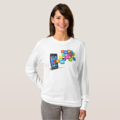Shirt van de sociale dame (Voorkant volledig)