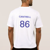 Shirt van de speler El Toros-Cantrell (Achterkant)