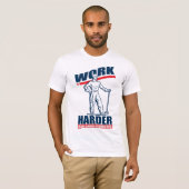 Shirt van de Tea Party van het werk Harder (Voorkant volledig)